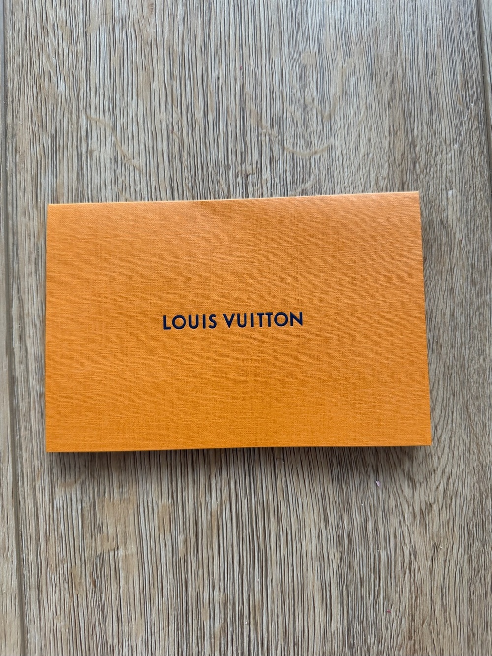 Louis Vuitton Orange Card Envelope